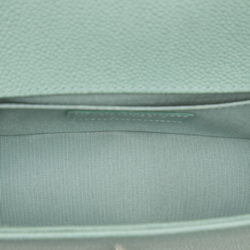 Small Chevron Caviar Boy Flap - Image 4