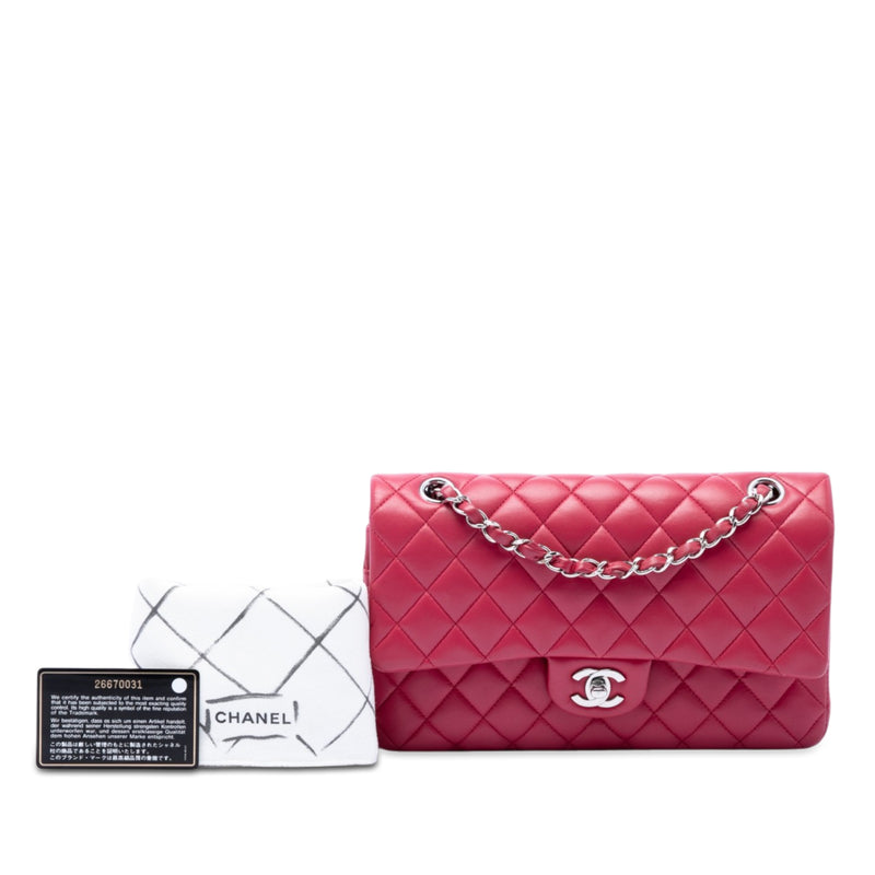 Medium Classic Lambskin Double Flap - Image 7
