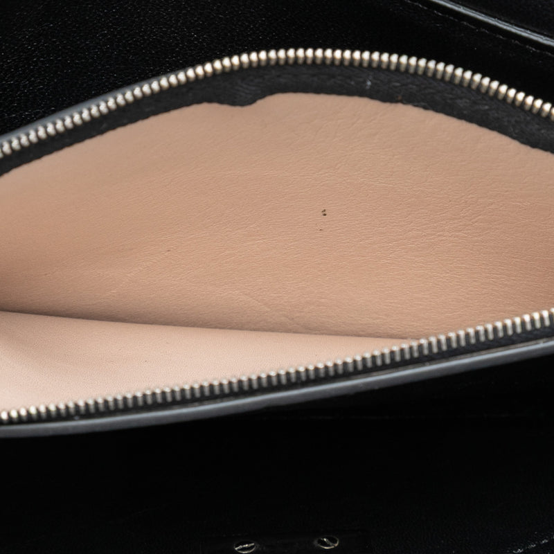Calfskin and Pony Hair Diamond Clutch - Image 4