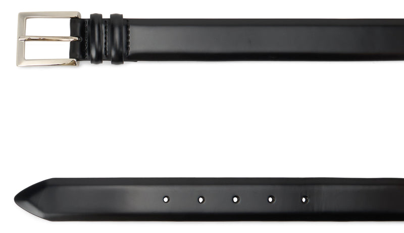 Orciani Brushed Calfskin Belt — Black