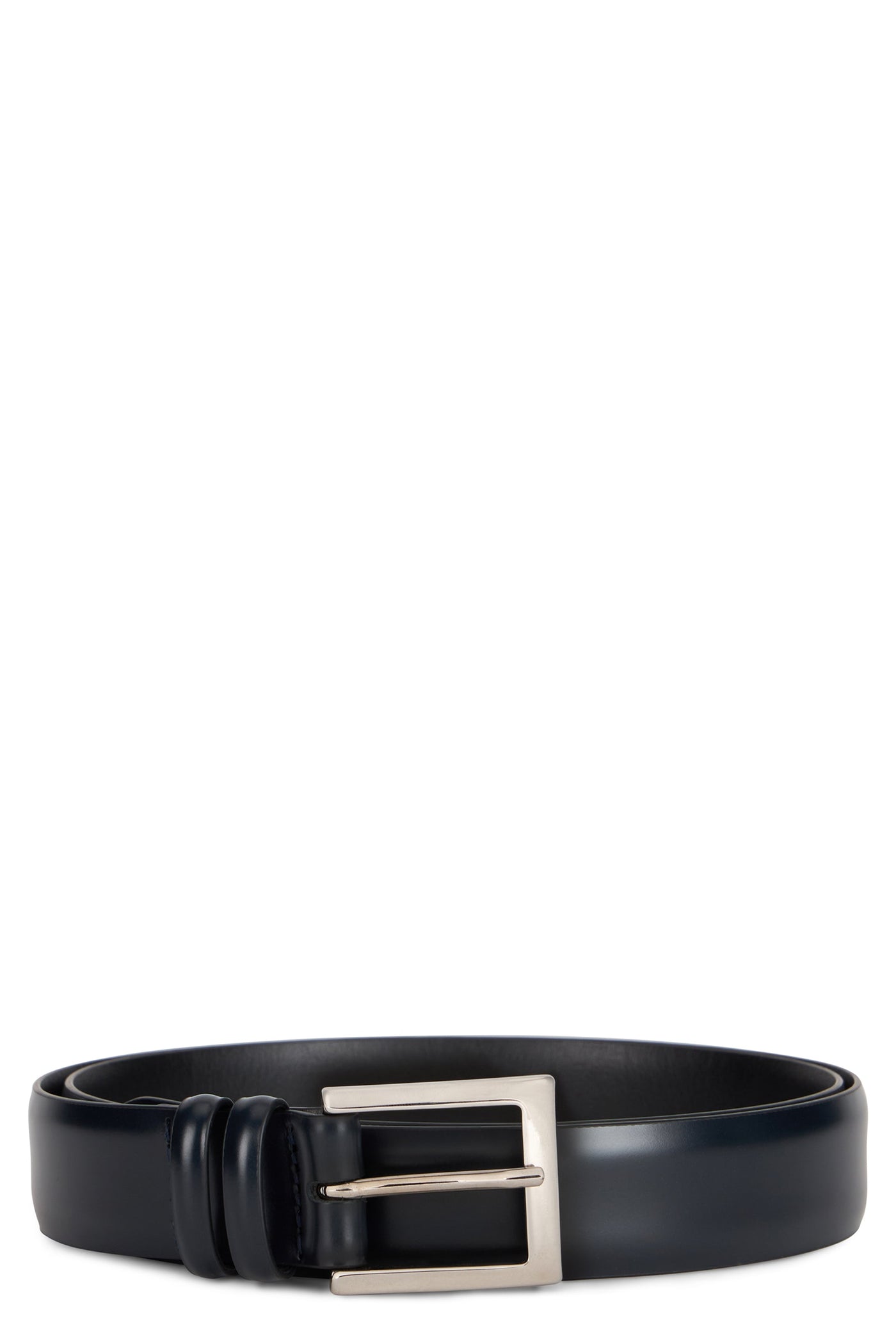 Orciani Brushed Calfskin Belt — Blue