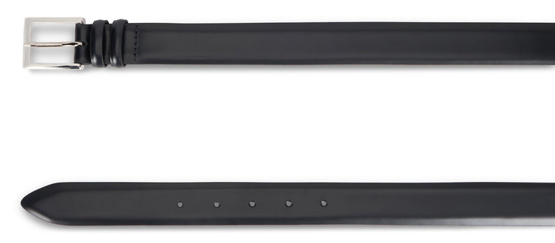 Orciani Brushed Calfskin Belt — Blue