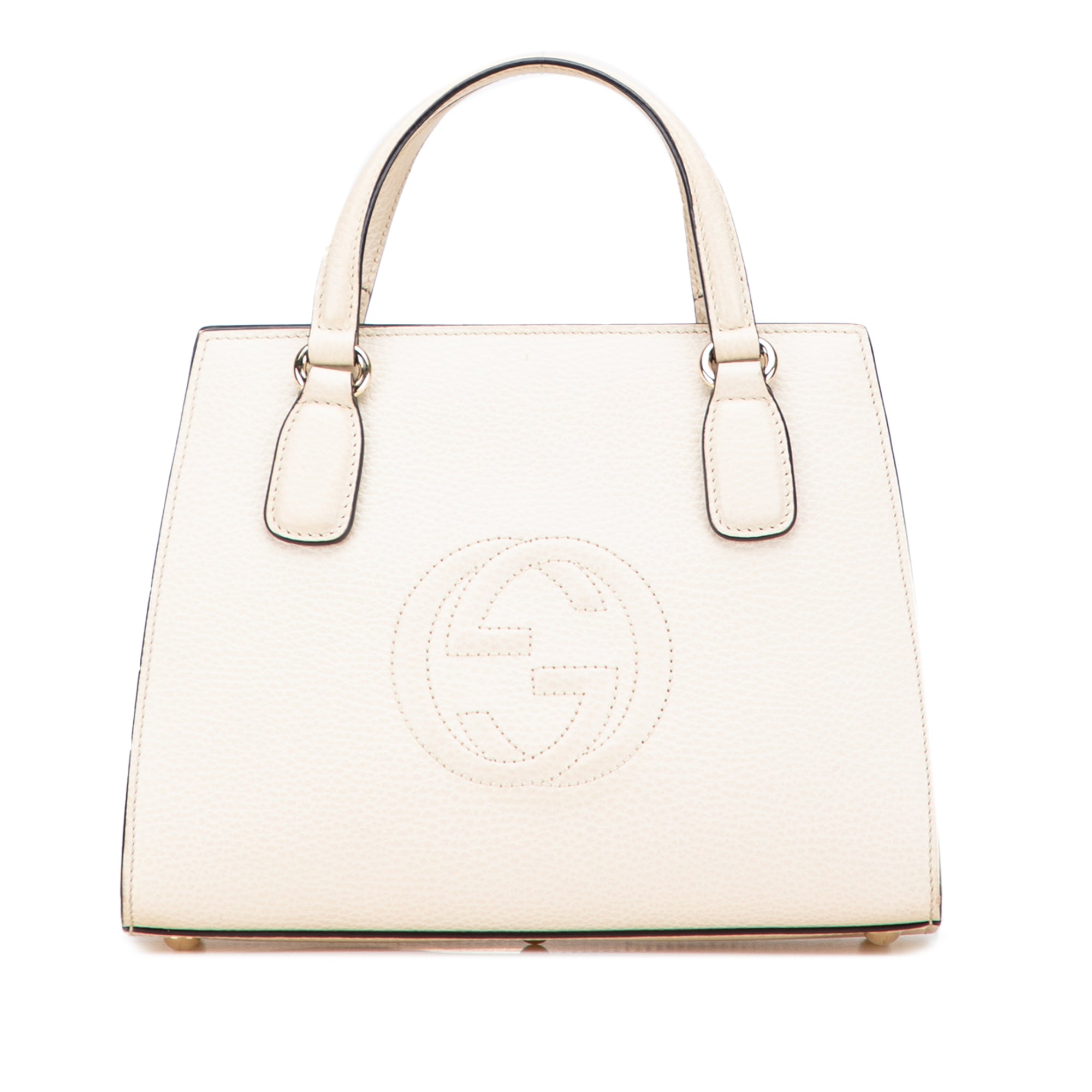 Medium Dollar Calf Soho Top Handle Convertible Tote - Image 1