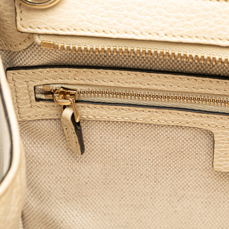 Medium Dollar Calf Soho Top Handle Convertible Tote - Image 7