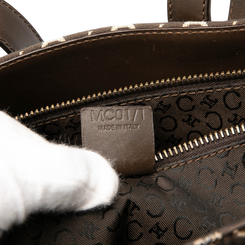 C Macadam Canvas Bucket Bag - Image 6