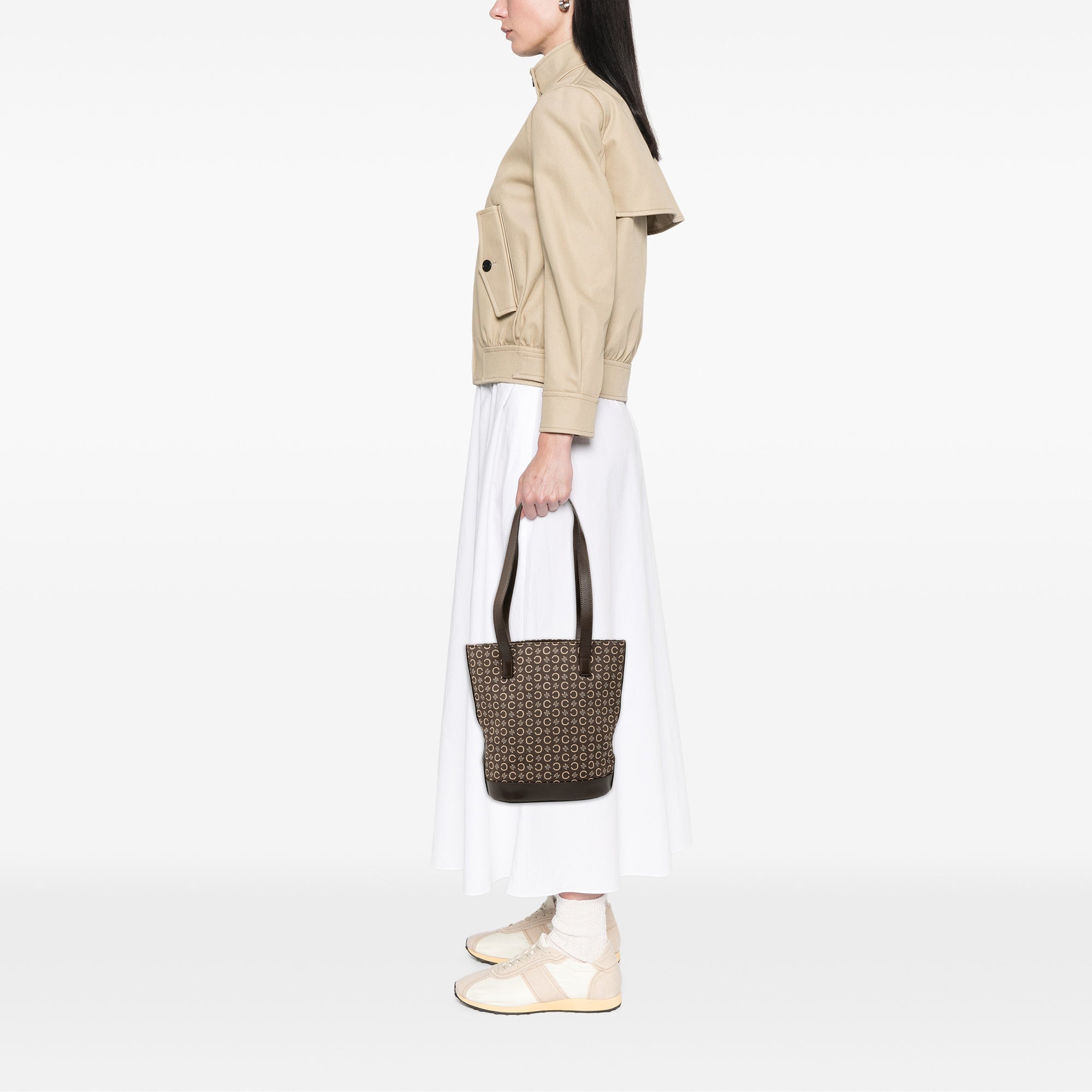 C Macadam Canvas Bucket Bag - Image 7