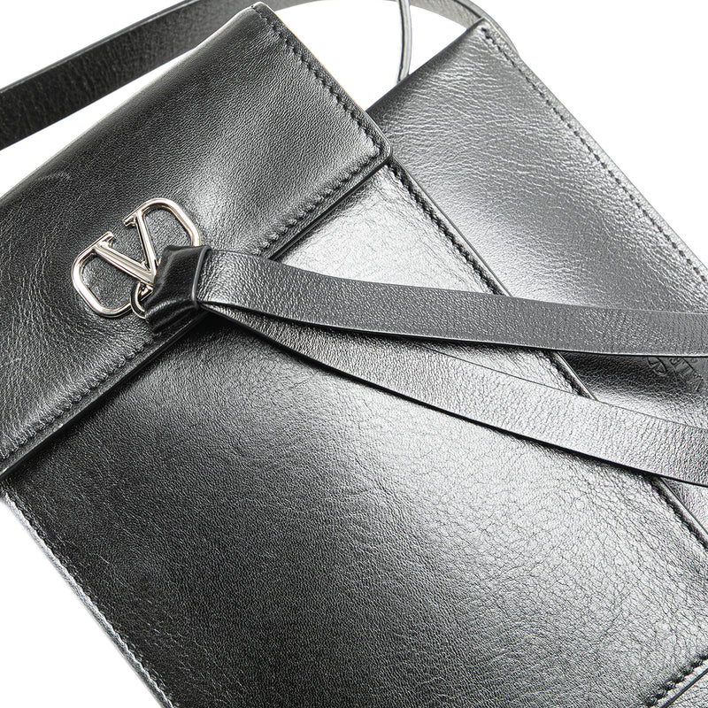 Leather VRing Neck Pouch - Image 10
