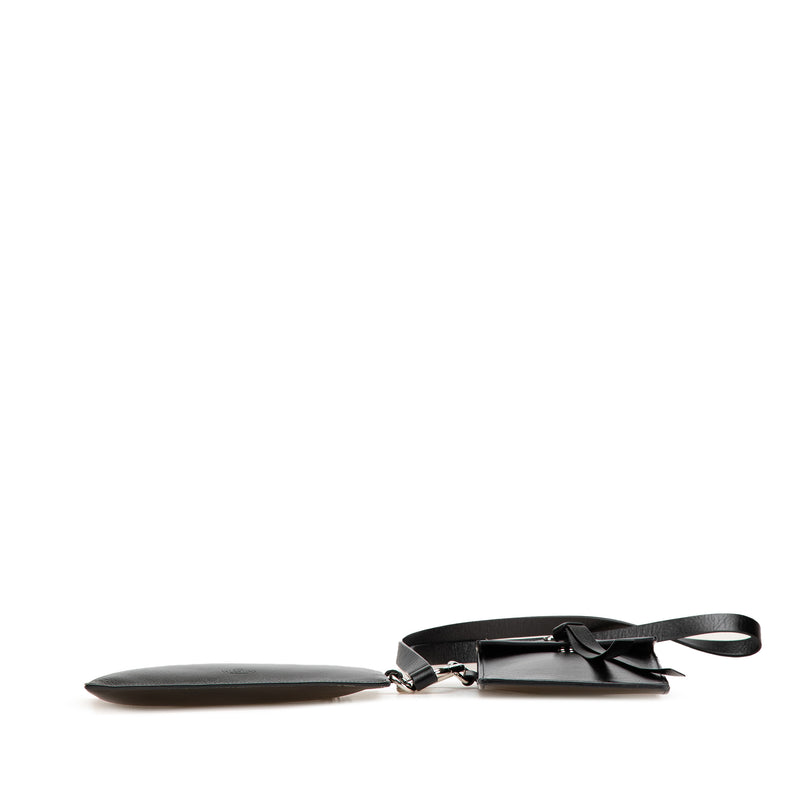Leather VRing Neck Pouch - Image 3