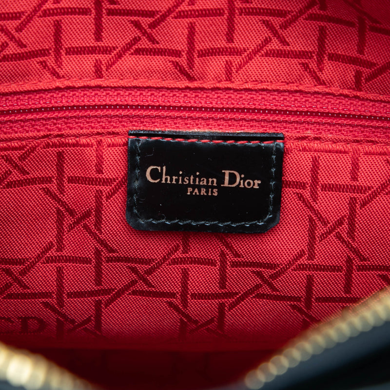 Large Lambskin Cannage Lady Dior - Image 5