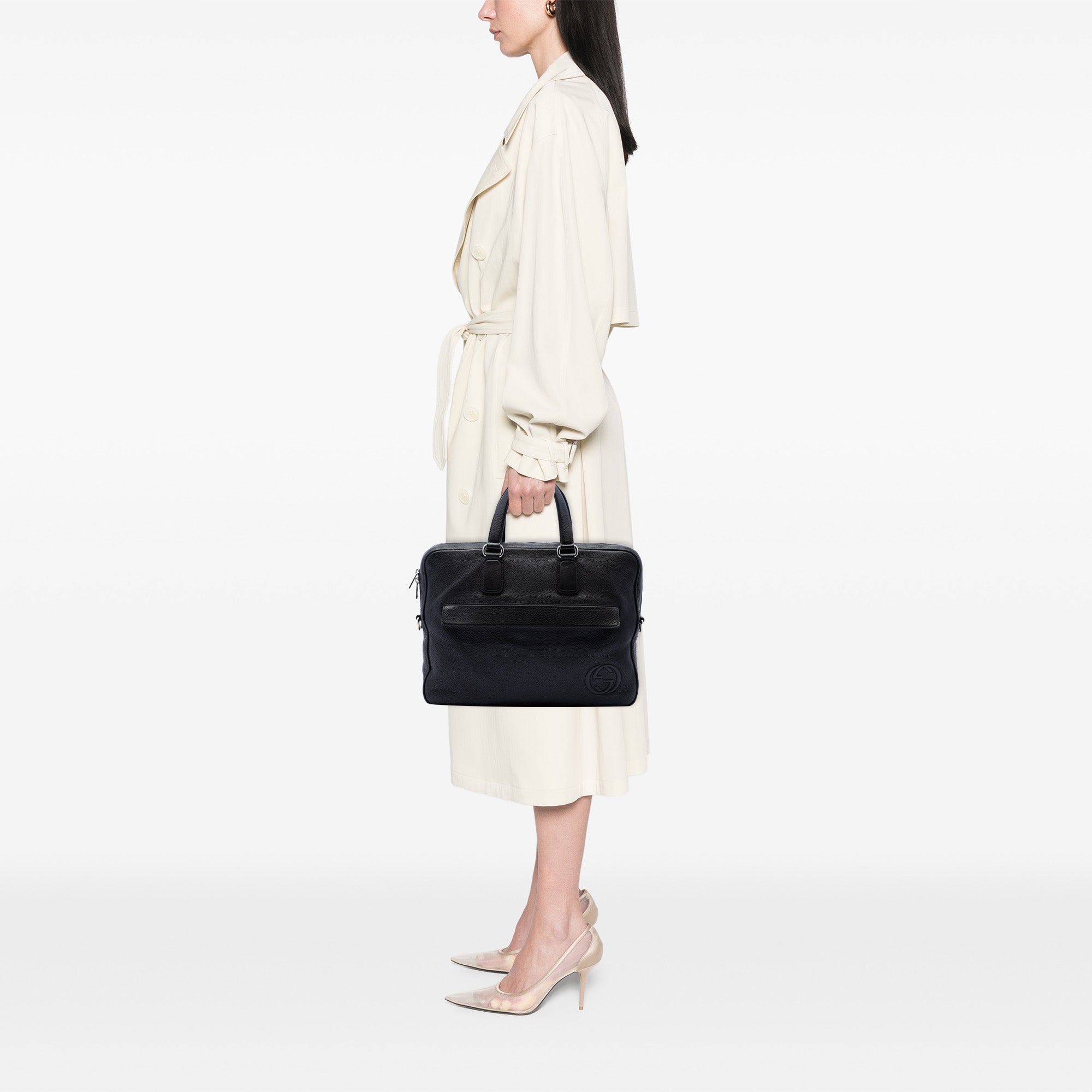 Calfskin Soho Briefcase - Image 6