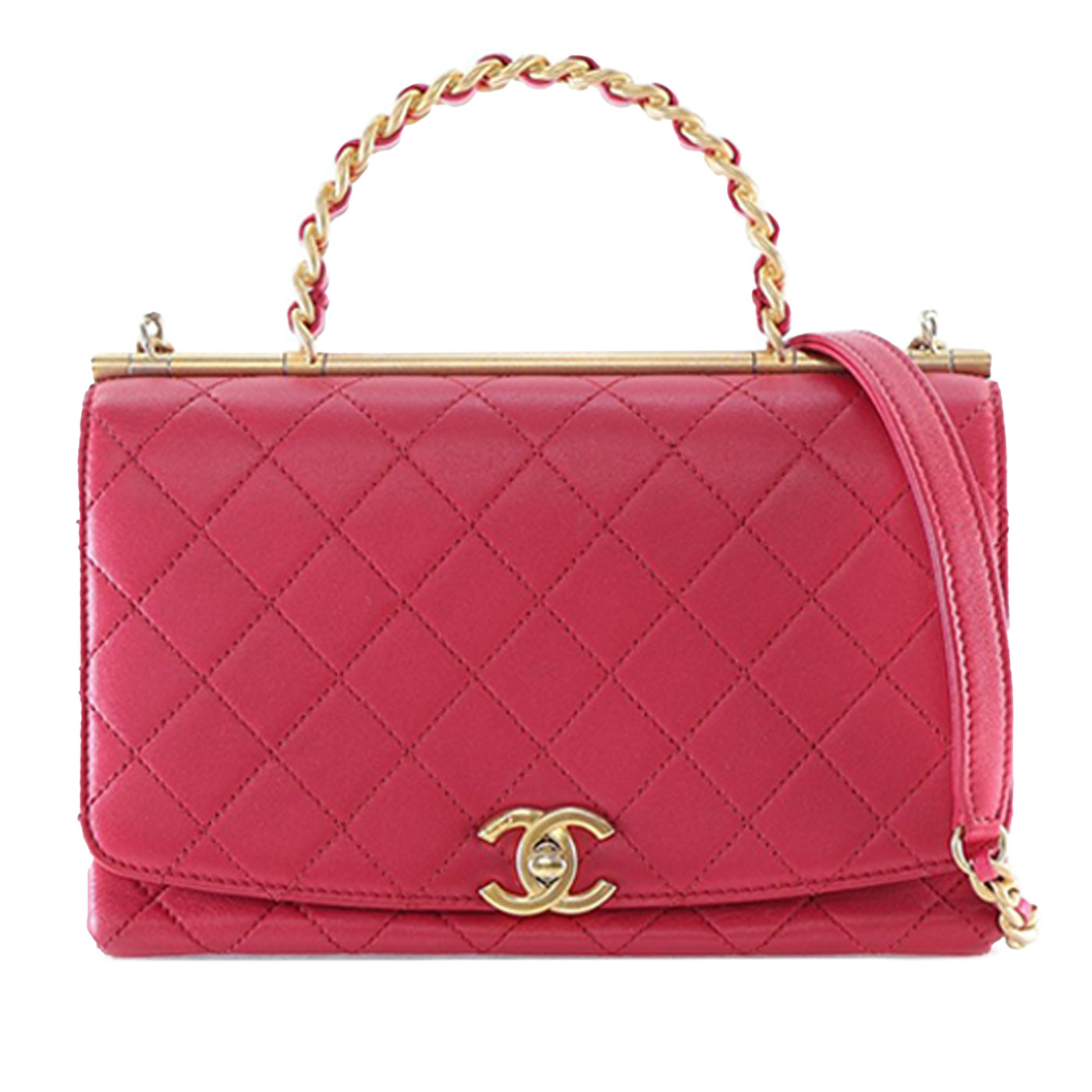 Medium Quilted Lambskin La Parisienne Flap - Image 1
