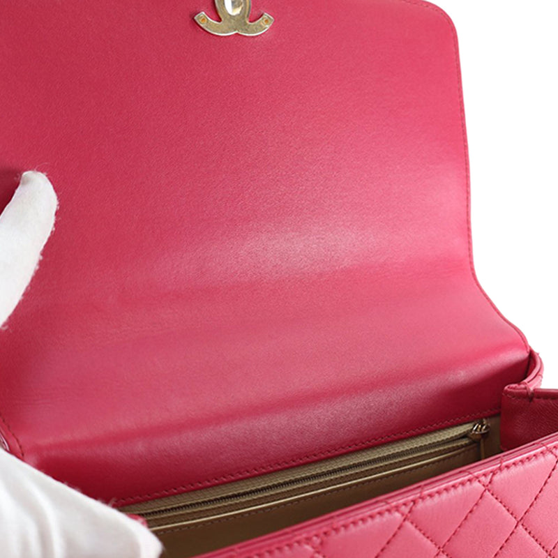 Medium Quilted Lambskin La Parisienne Flap - Image 11