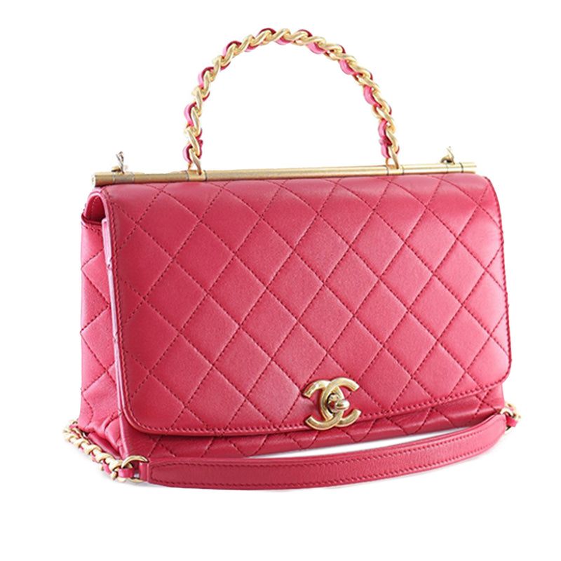 Medium Quilted Lambskin La Parisienne Flap - Image 2