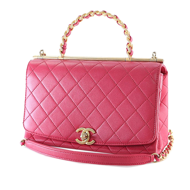 Medium Quilted Lambskin La Parisienne Flap - Image 3