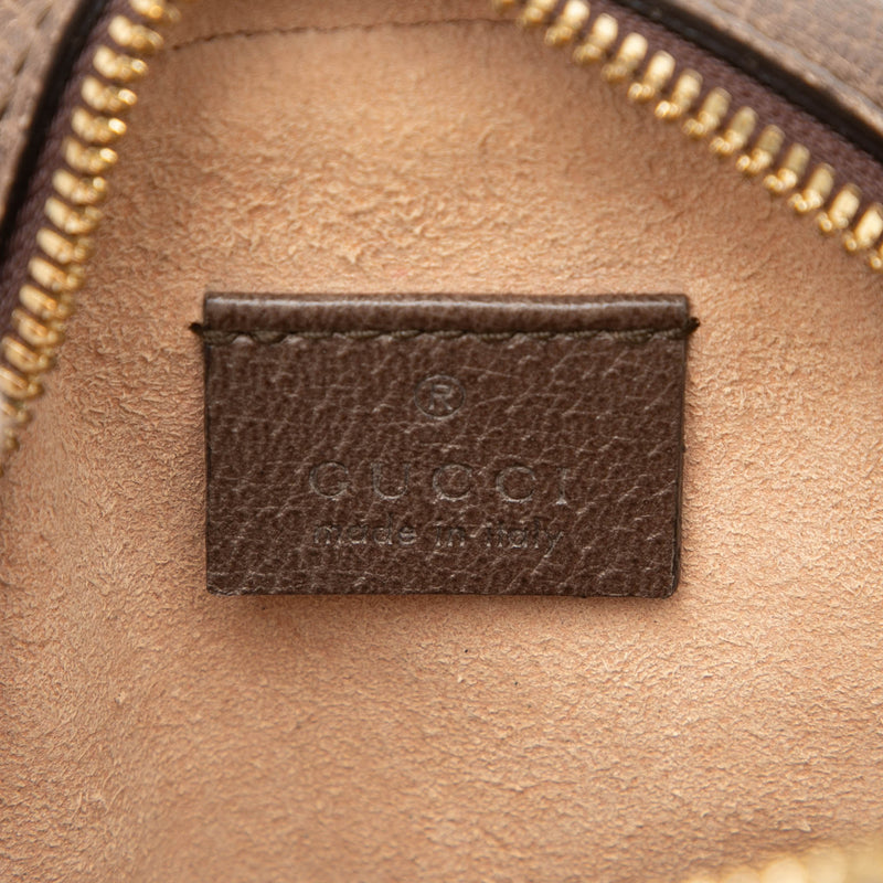 Mini GG Supreme Web Ophidia Round Crossbody - Image 5