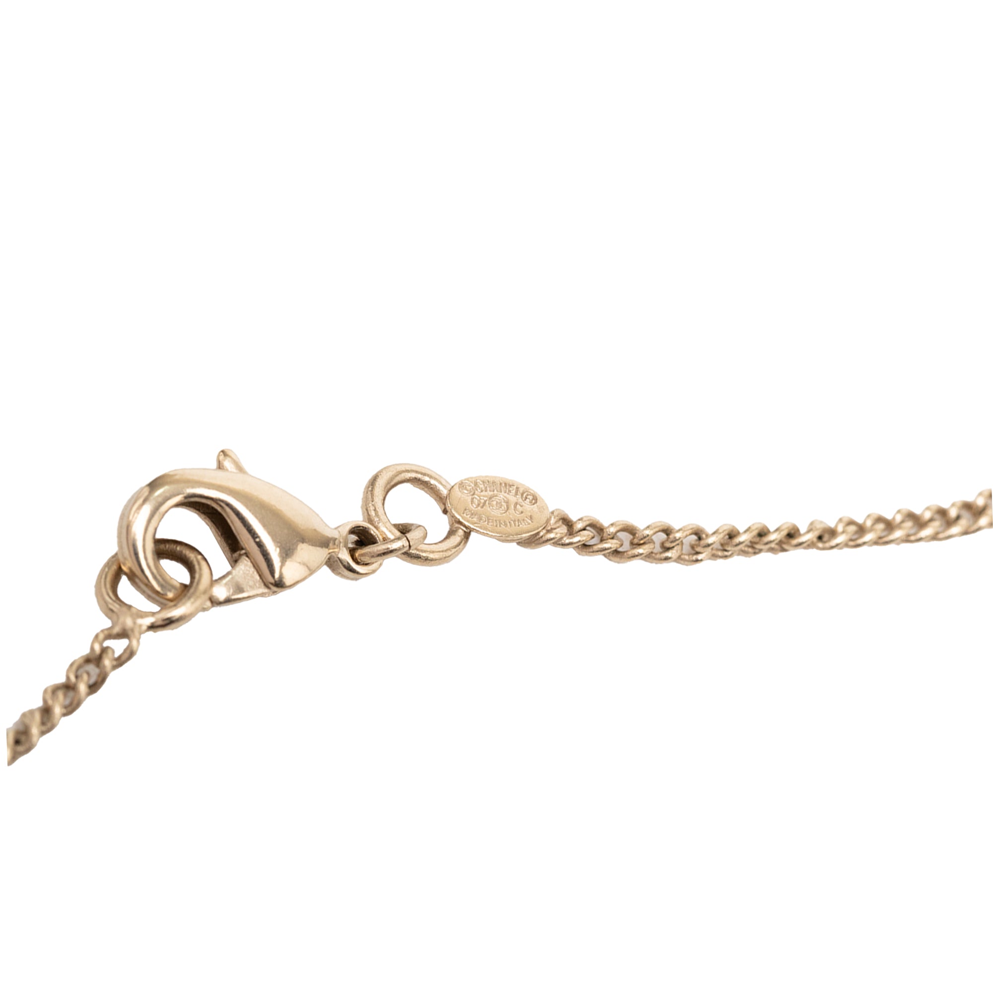 CC Gold Plated 31 Rue Cambon Dog Tag Pendant Necklace - Image 5