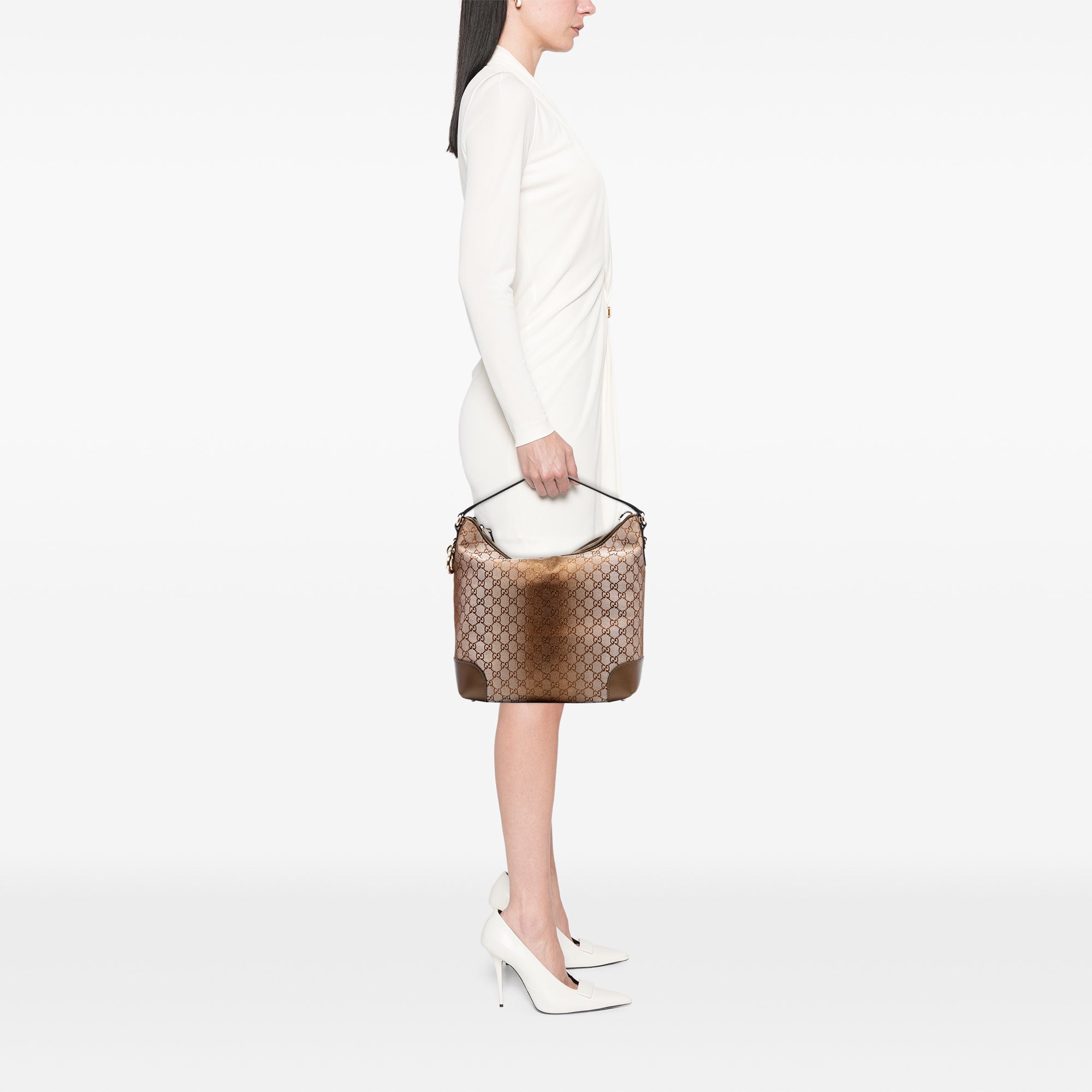 GG Lurex Heart Bit Shoulder Bag - Image 6