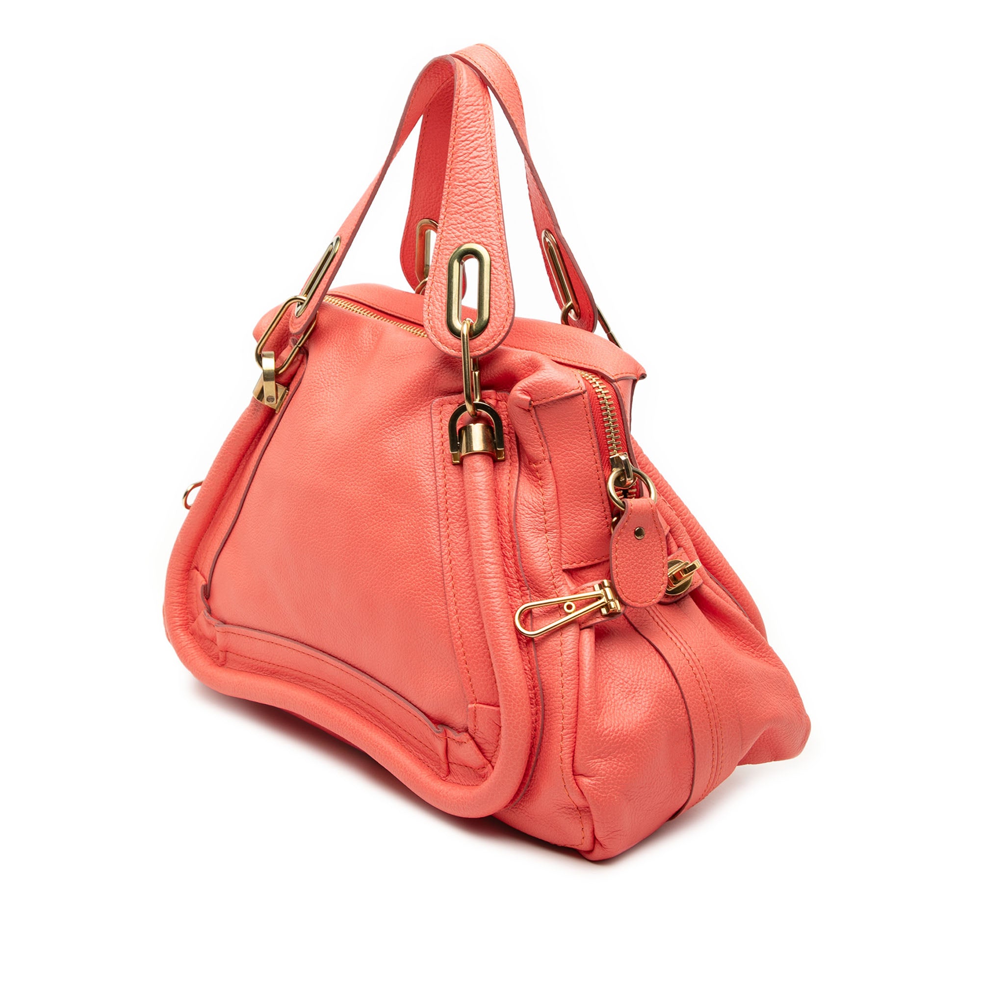 Medium Leather Paraty Satchel - Image 2