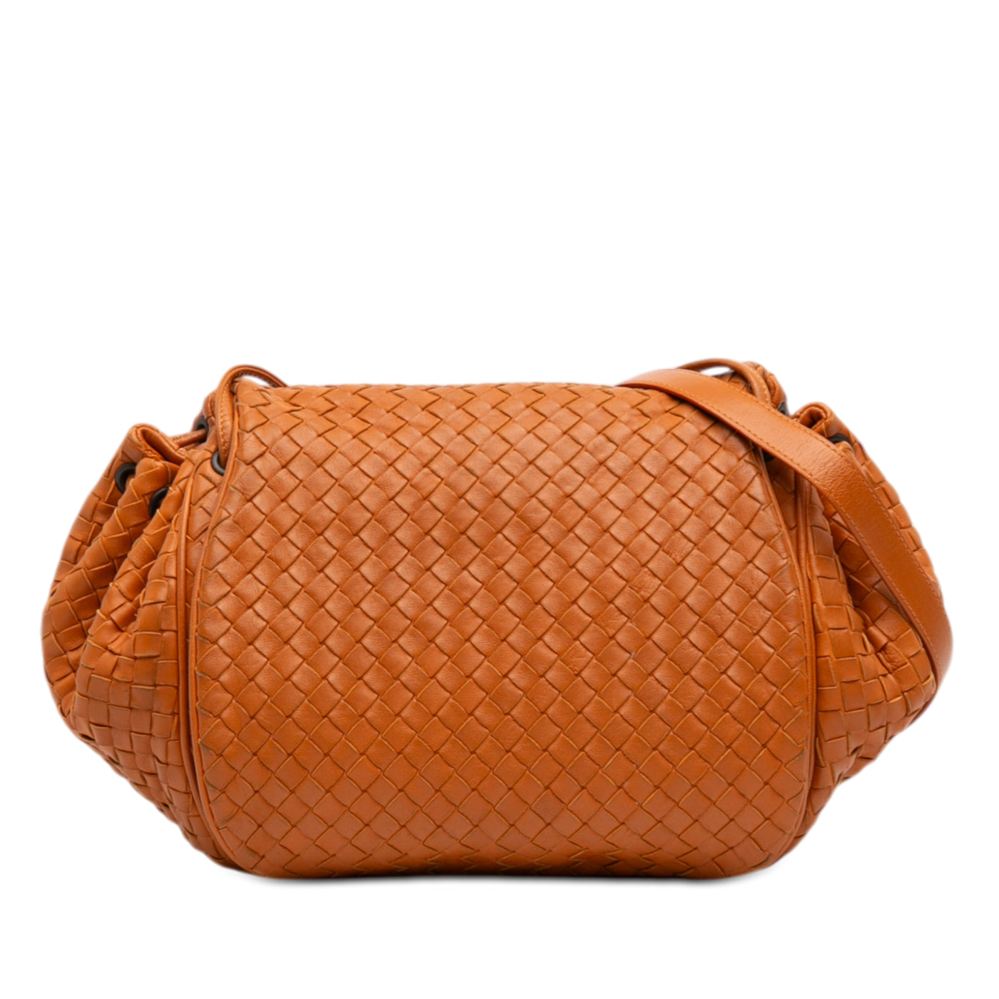 Nappa Intrecciato Flap Crossbody - Image 1