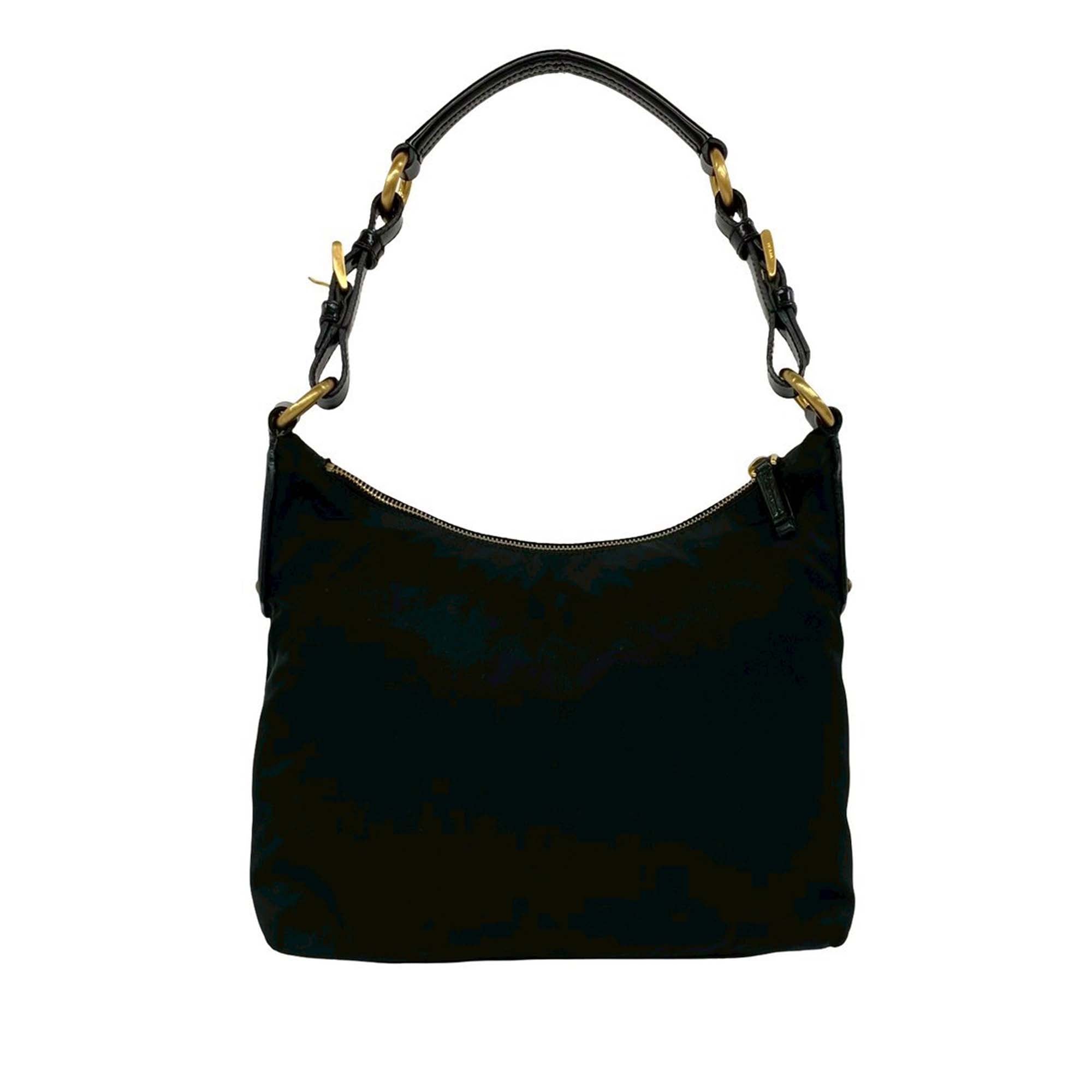 Nylon Vela Grommet Shoulder Bag - Image 2