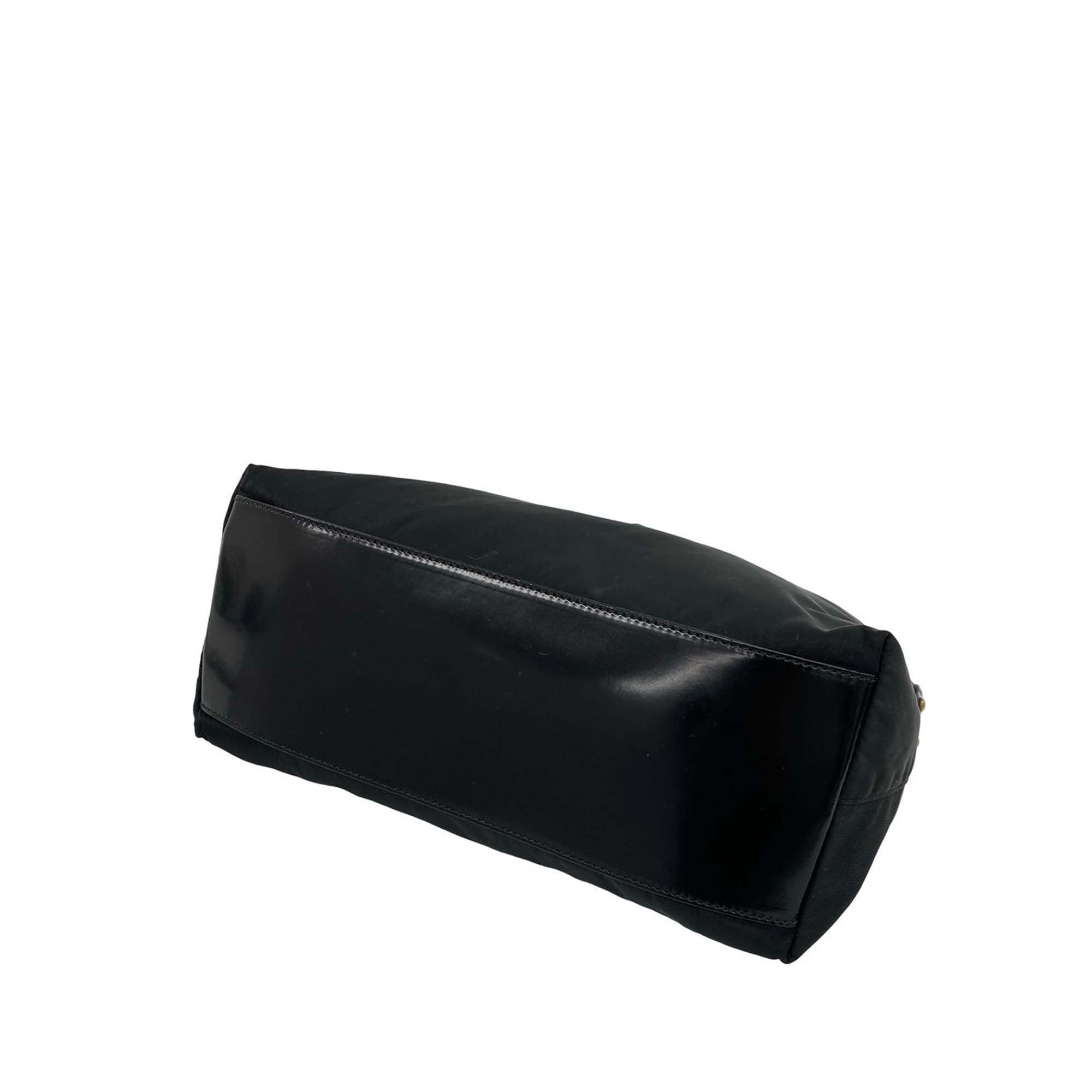 Nylon Vela Grommet Shoulder Bag - Image 3
