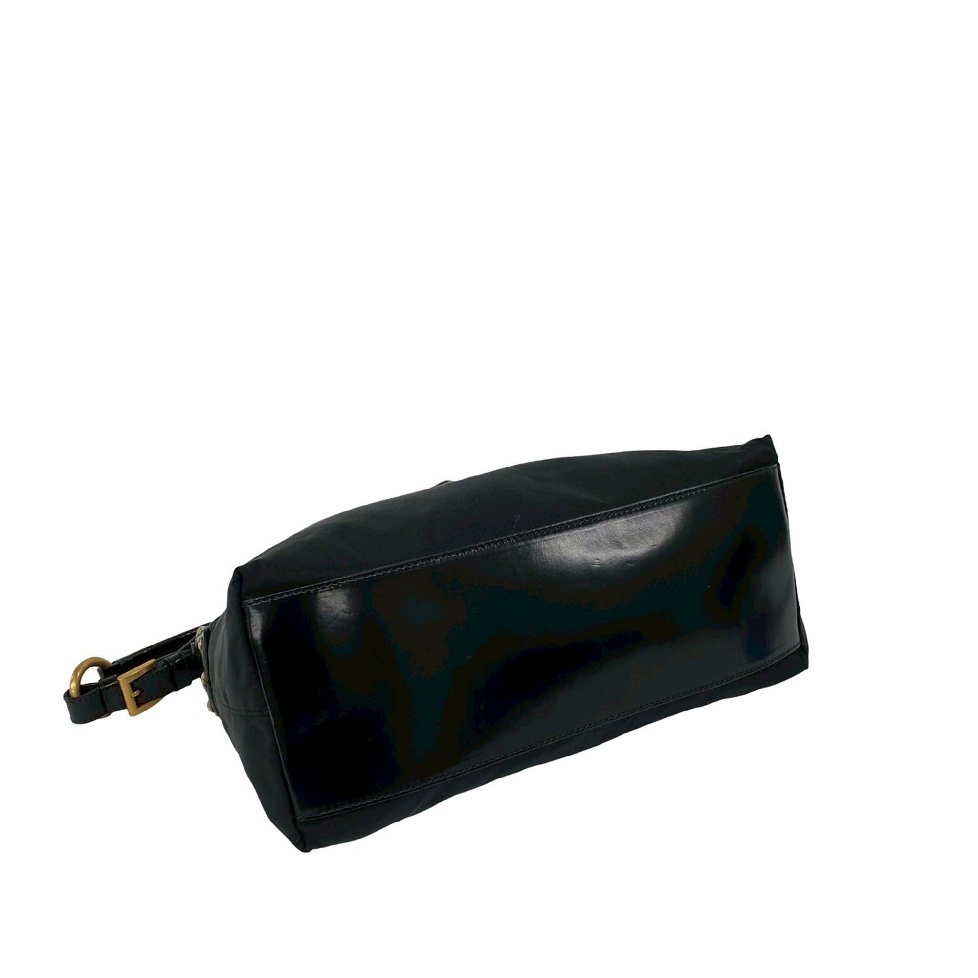 Nylon Vela Grommet Shoulder Bag - Image 4