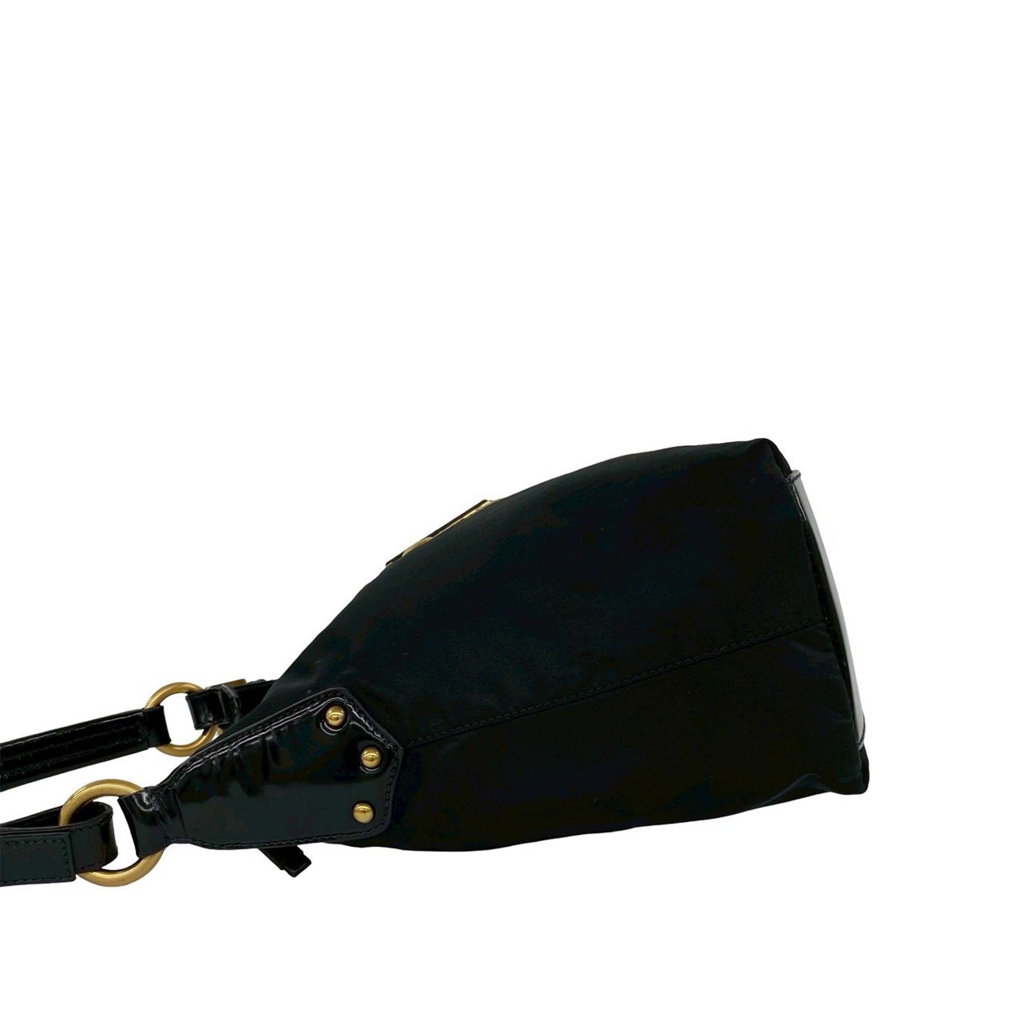 Nylon Vela Grommet Shoulder Bag - Image 7
