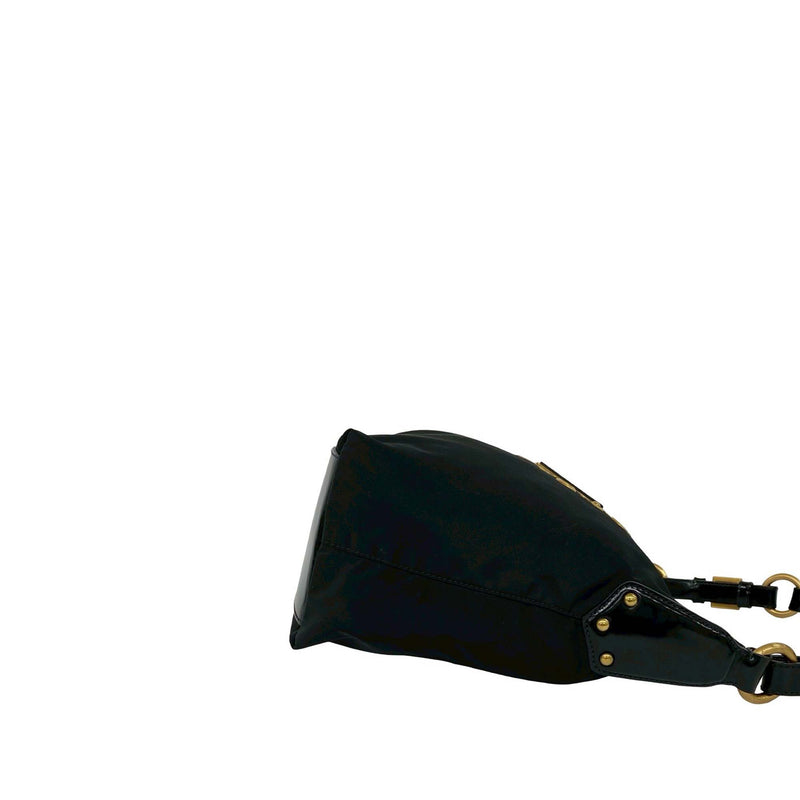 Nylon Vela Grommet Shoulder Bag - Image 8