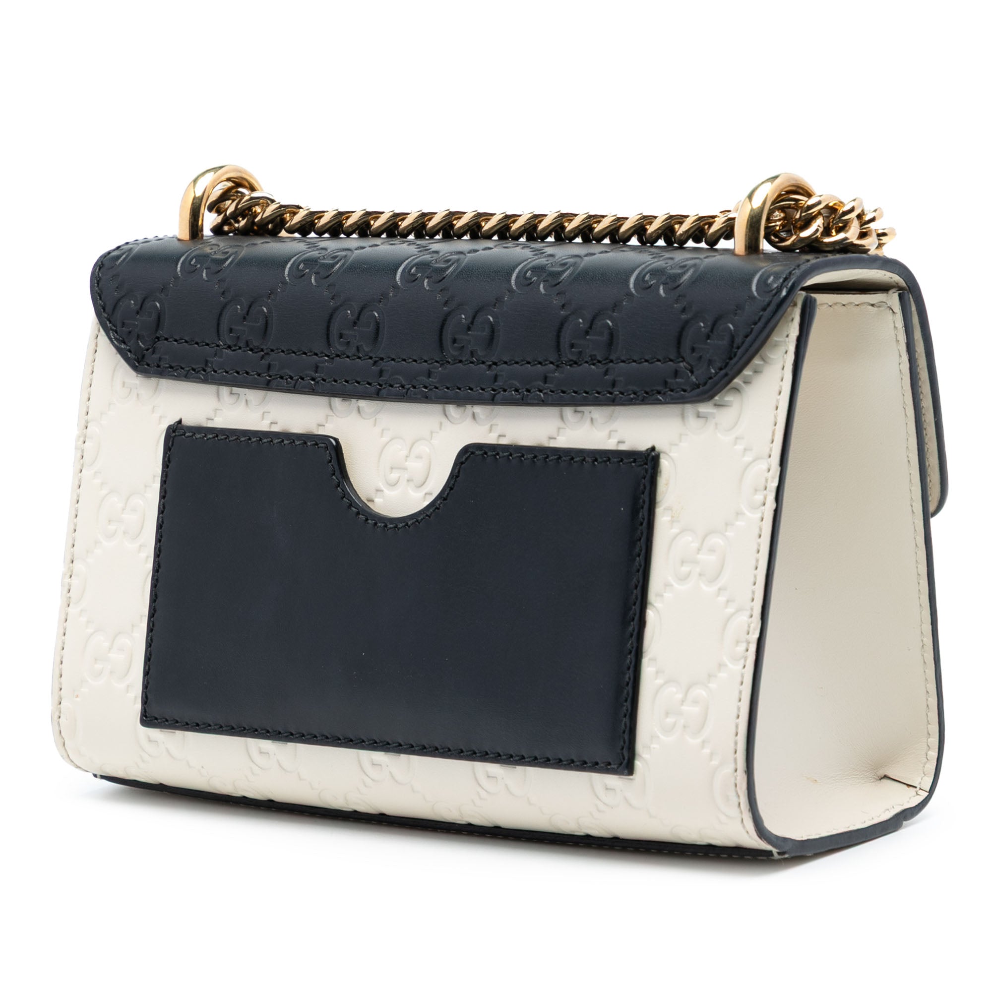 Small Bicolor Guccissima Padlock Crossbody - Image 2