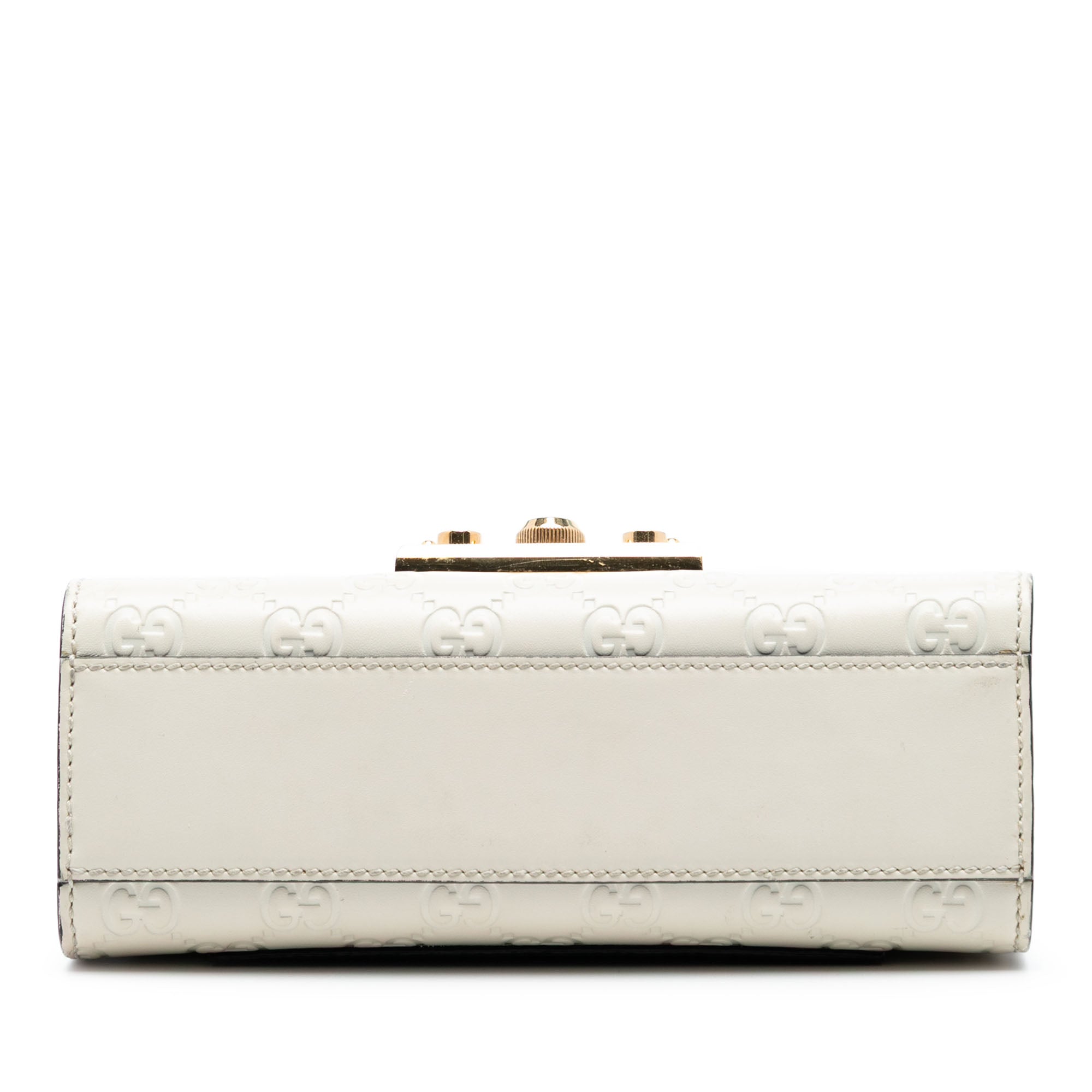 Small Bicolor Guccissima Padlock Crossbody - Image 3