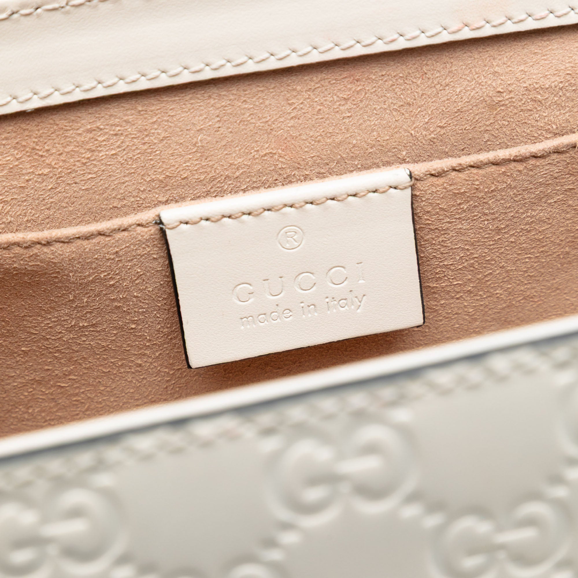 Small Bicolor Guccissima Padlock Crossbody - Image 5