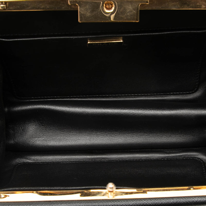 Saffiano and City Calf Light Frame Crossbody - Image 4