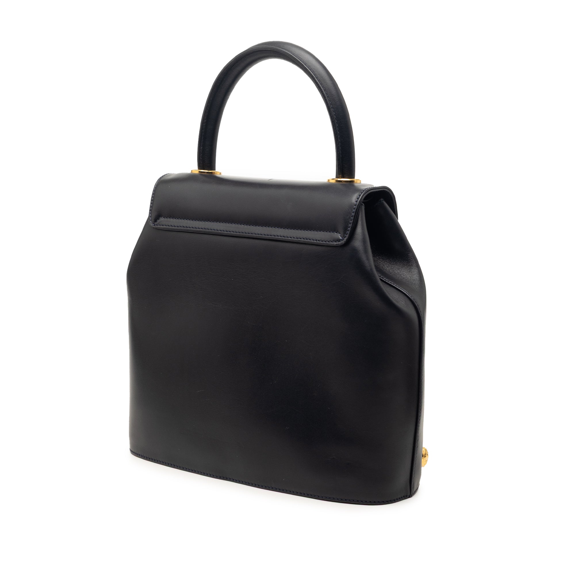 Studded Leather Satchel - Image 2