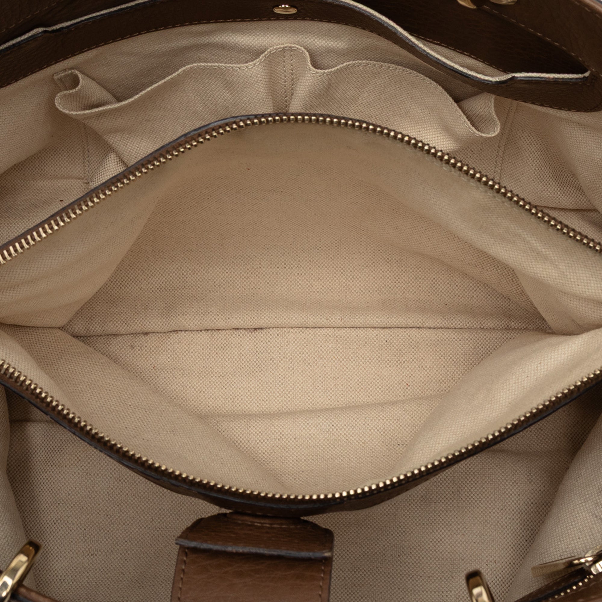 Medium Calfskin Bamboo Shopper Satchel - Image 4