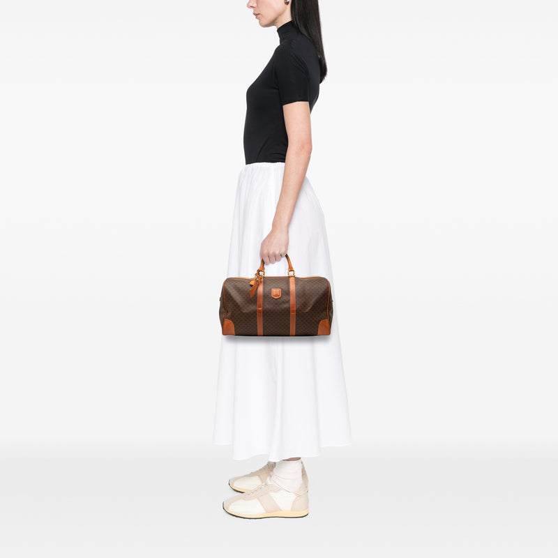 Macadam Coated Canvas Boston Bag - Image 6