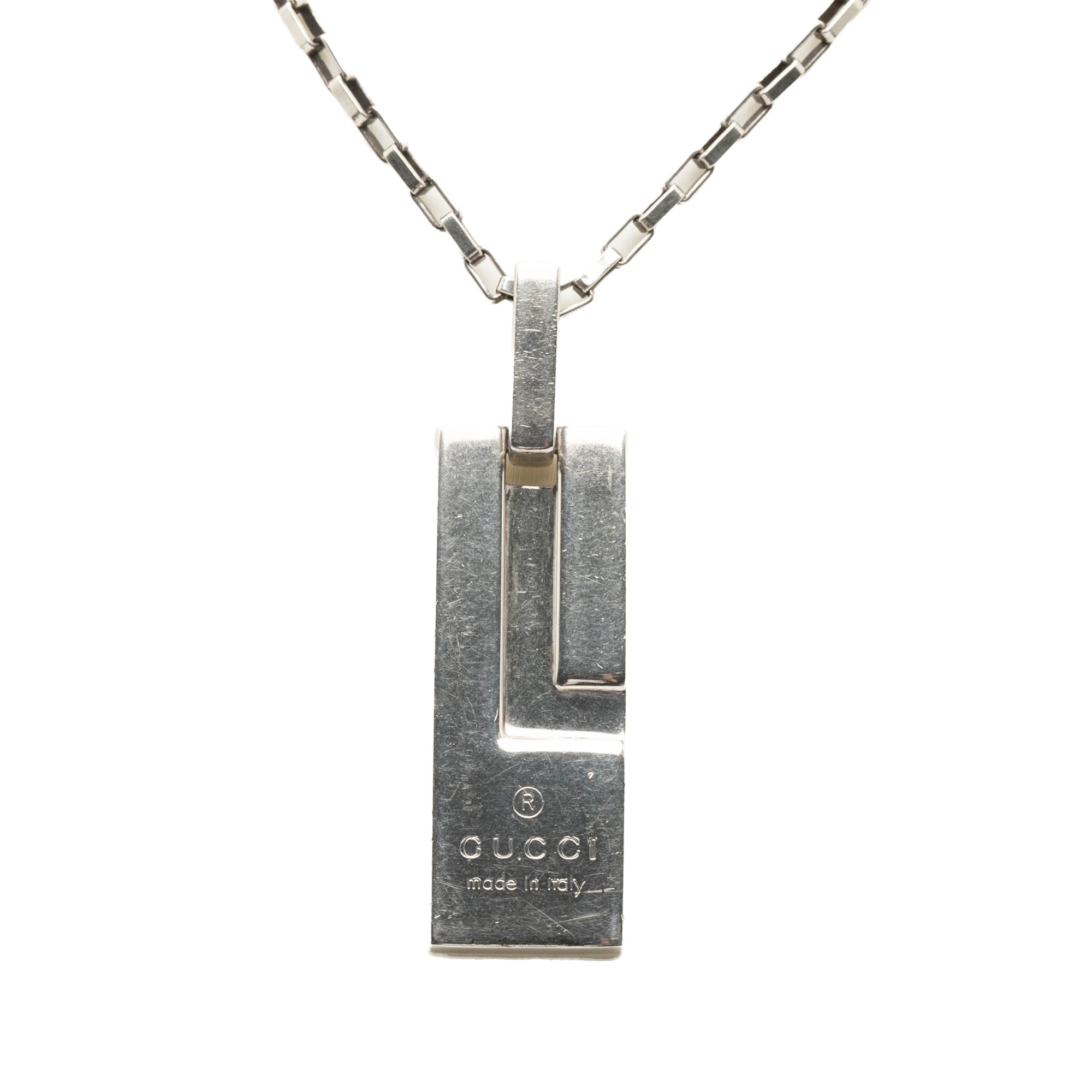 Sterling Silver G Plate Pendant Necklace - Image 2