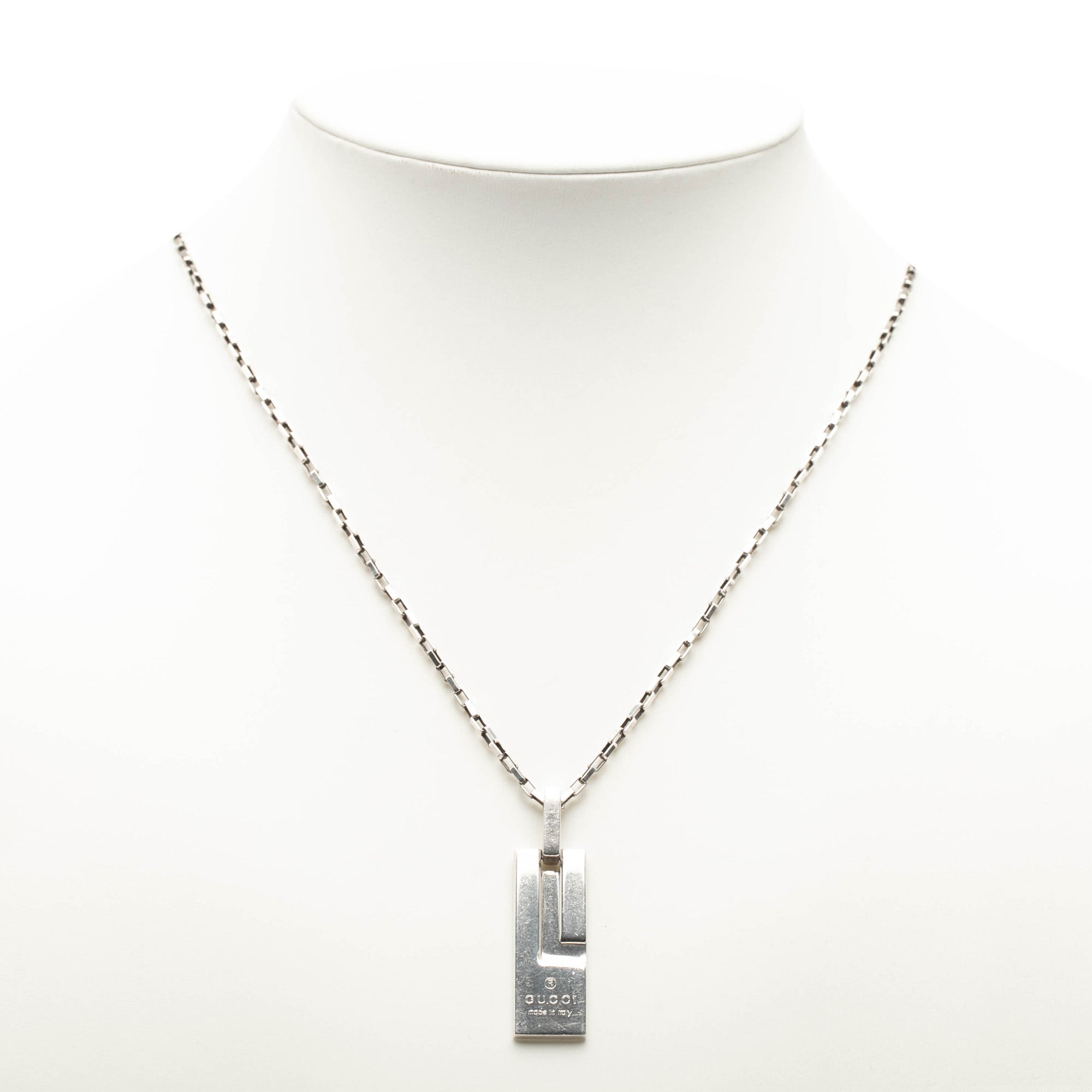 Sterling Silver G Plate Pendant Necklace - Image 7