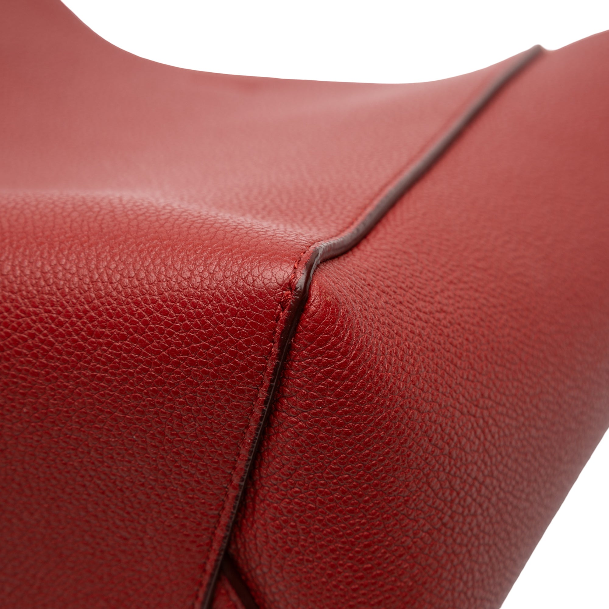 Small Leather Seau Sangle Bucket Bag - Image 10