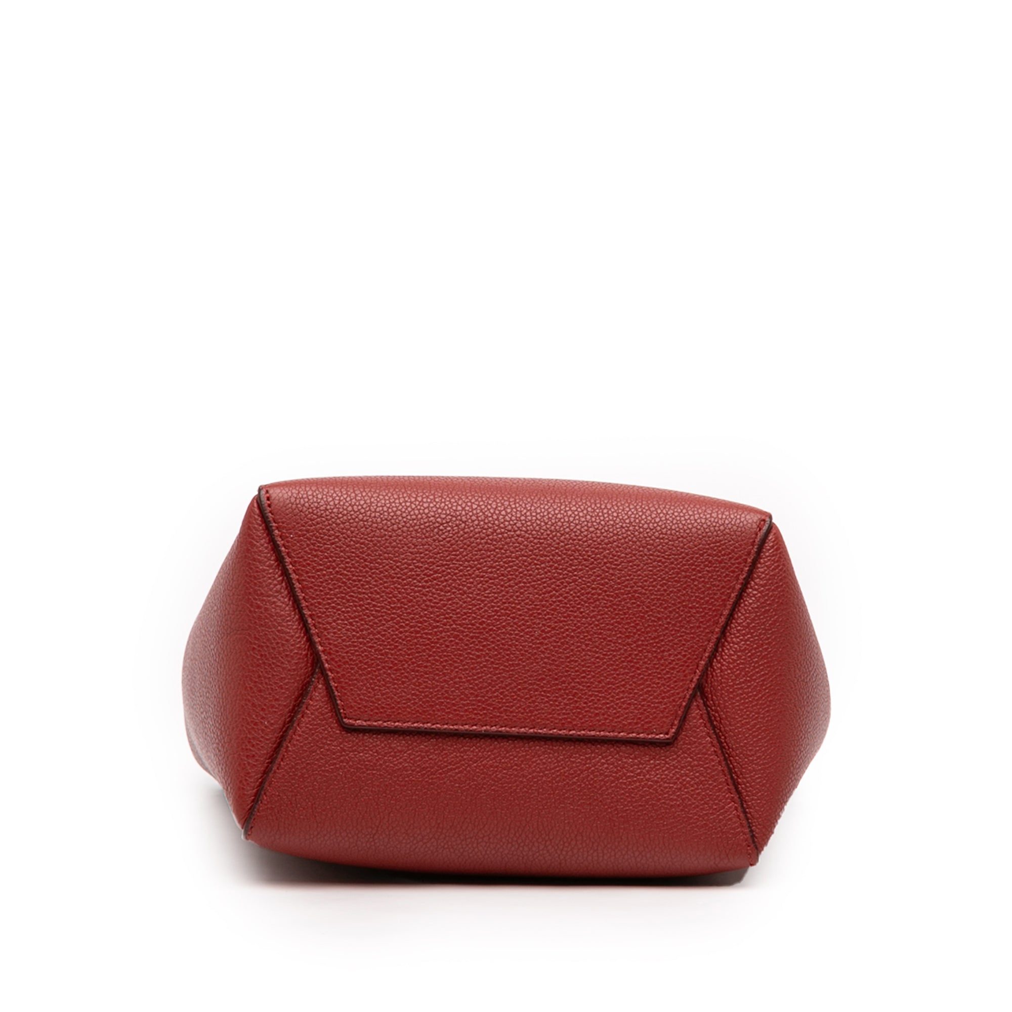 Small Leather Seau Sangle Bucket Bag - Image 3