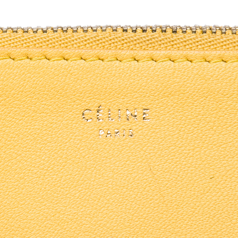 Bicolor Leather Solo Clutch - Image 5
