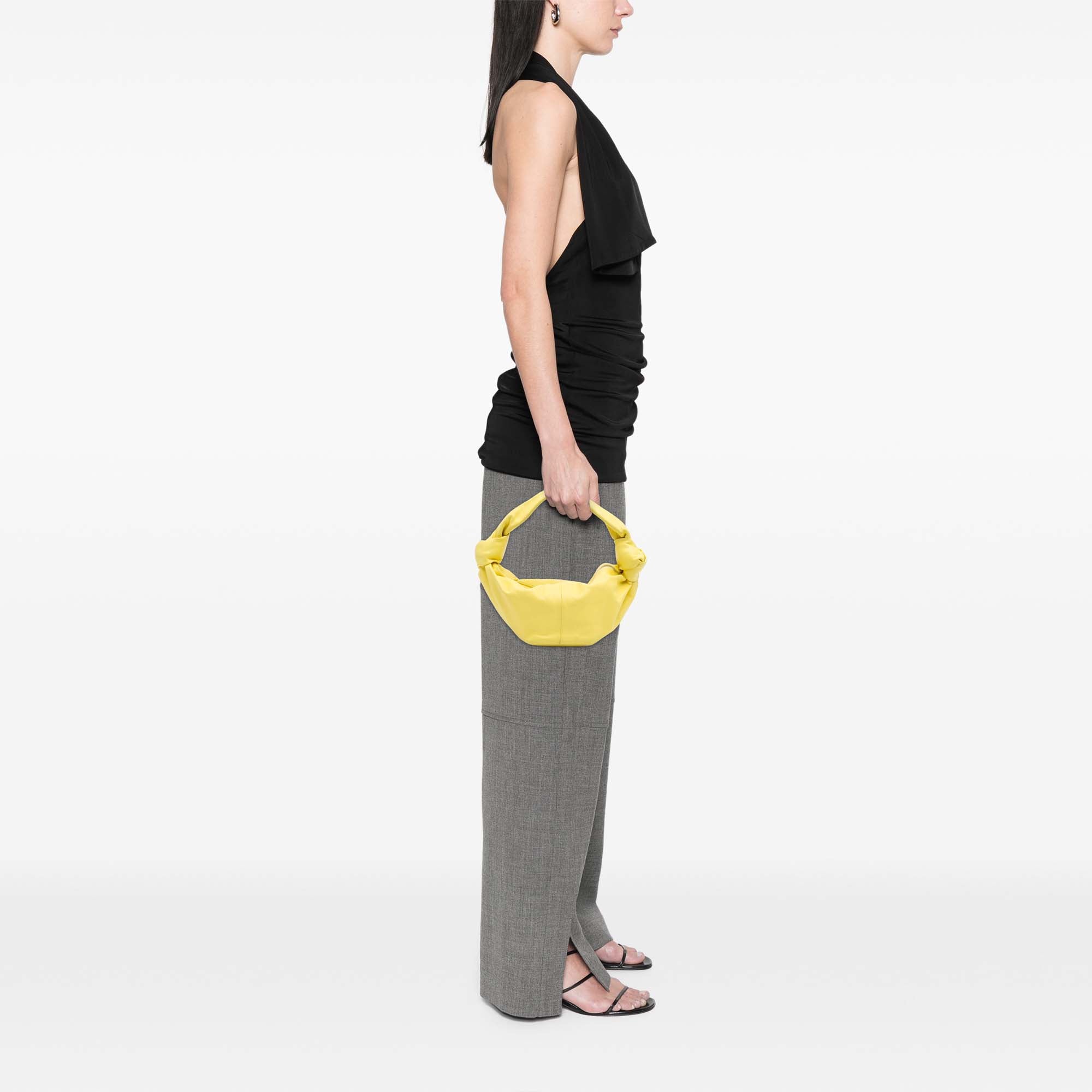 Mini Calfskin Double Knot Bag - Image 9