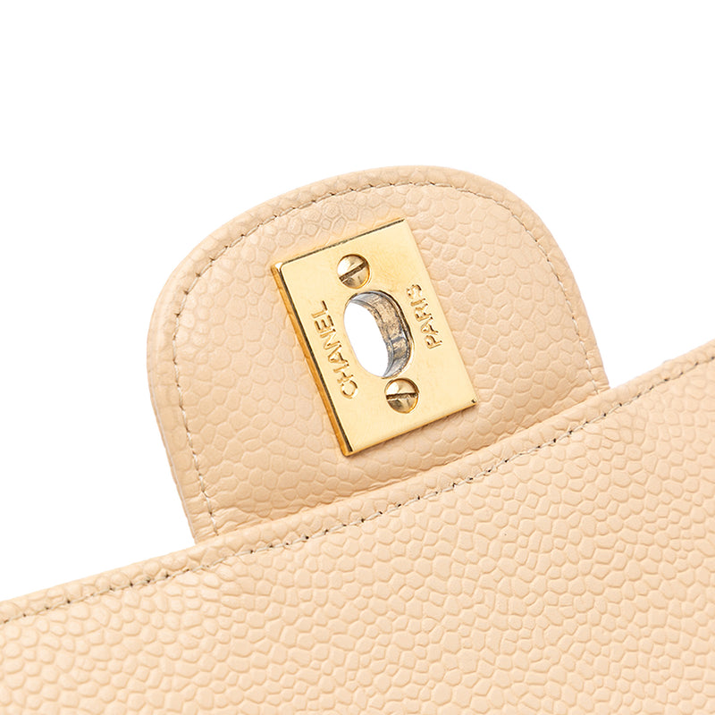 Medium Classic Caviar Double Flap - Image 12
