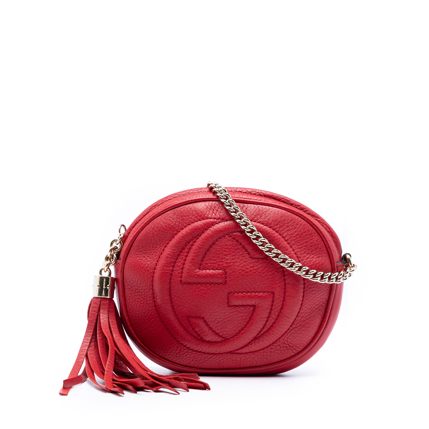 Mini Pebbled Calfskin Soho Chain Crossbody - Image 1