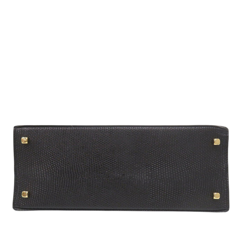 Lizard Embossed Leather Vara Bow Satchel - Image 3