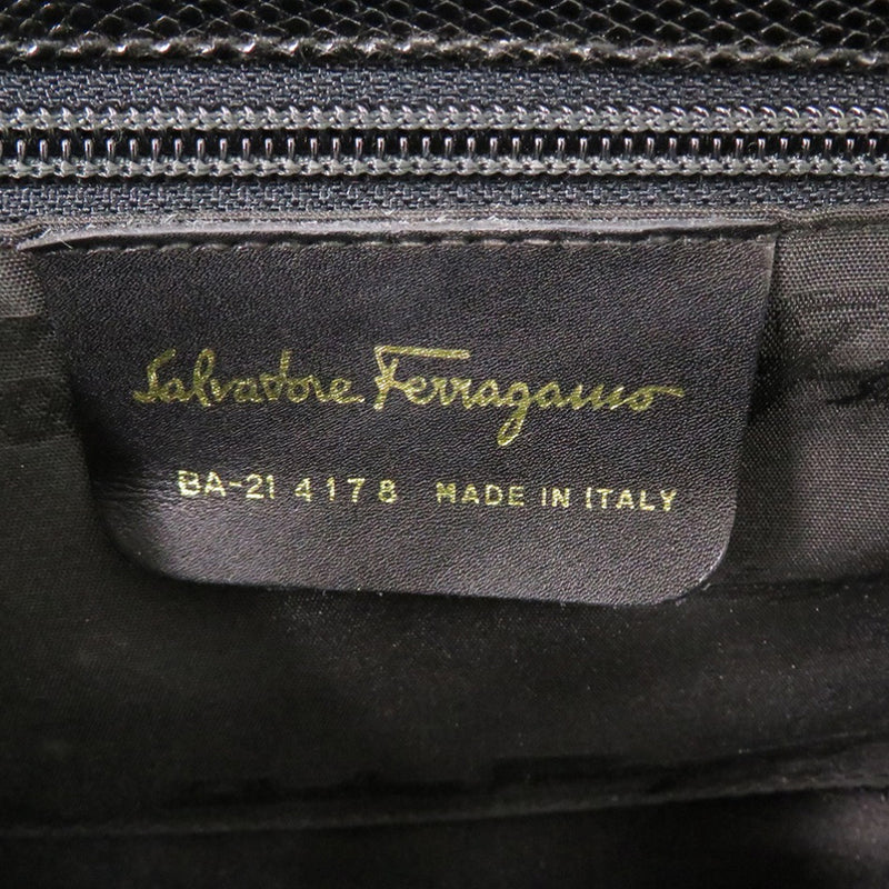Lizard Embossed Leather Vara Bow Satchel - Image 5