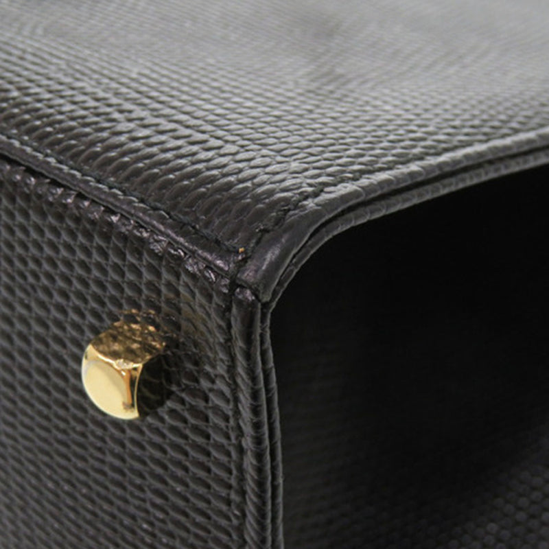Lizard Embossed Leather Vara Bow Satchel - Image 9