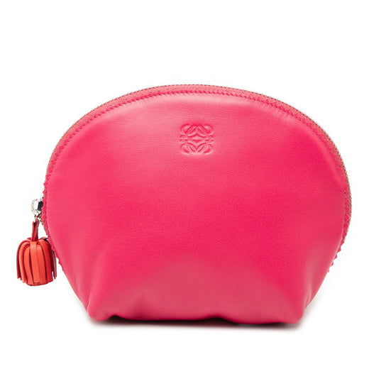 Nappa Anagram Cosmetic Pouch - Image 1