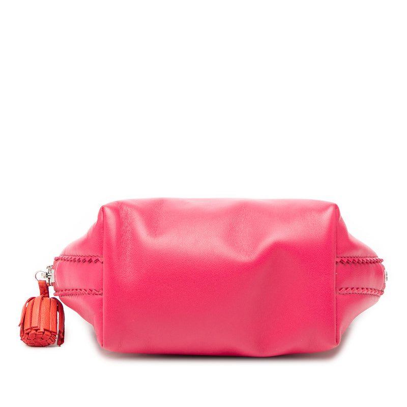 Nappa Anagram Cosmetic Pouch - Image 3