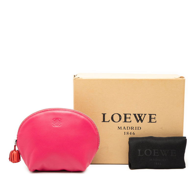 Nappa Anagram Cosmetic Pouch - Image 8