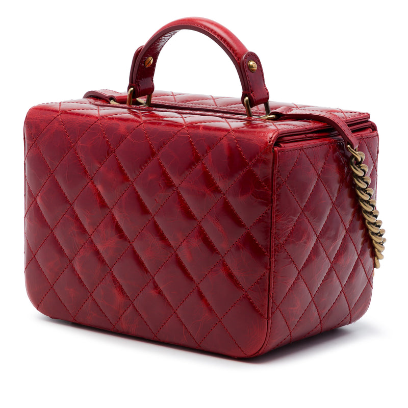 CC Quilted Glazed Calfskin Vanity Case - Image 2